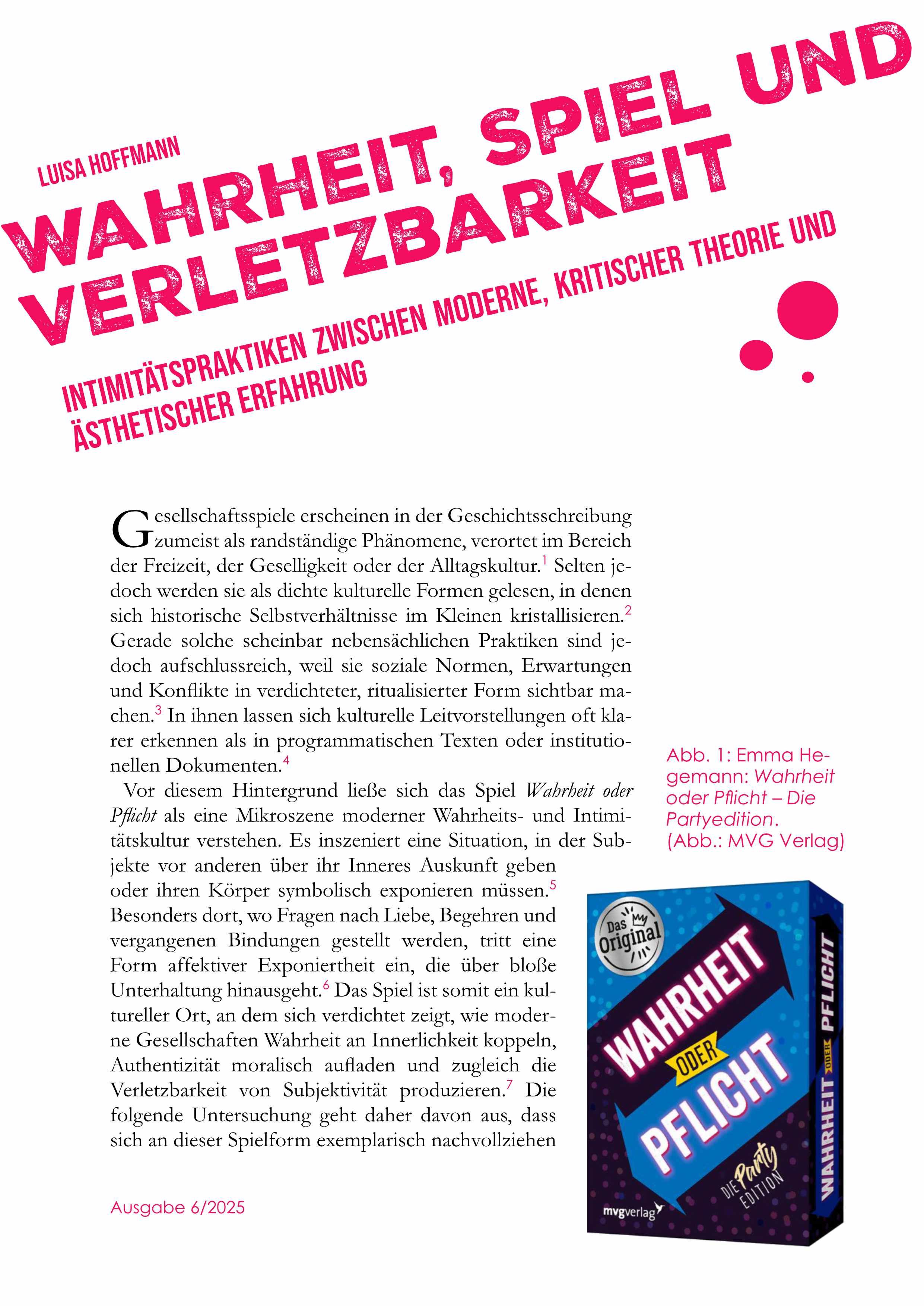 Titelseite des Beitrags